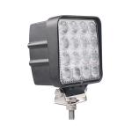 IP69K 48W Spot Beam LED Lights Black Square Off Road Work Lamp
