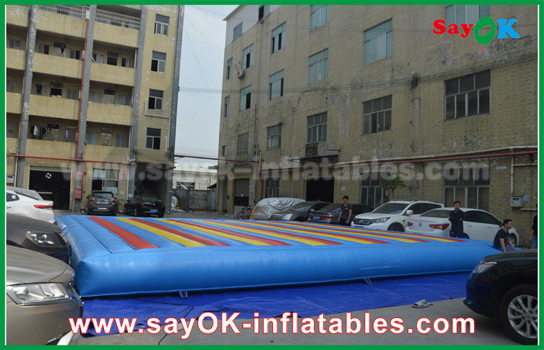 0.55mm PVC Inflatable Mat Bouncer For Children Playing Sports Game
