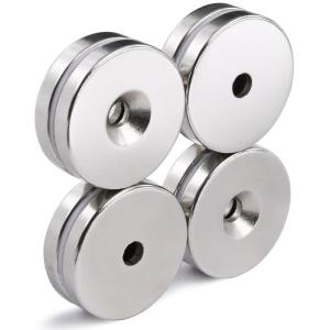 Quality Kellin Neodymium Magnet Disc with Countersunk Pair Magnetized Refrigerator Magnets wholesale