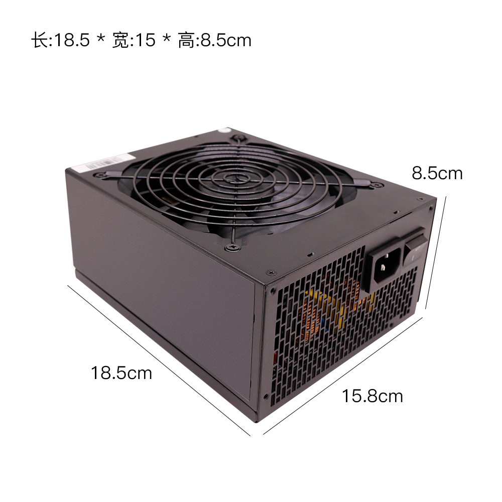 Wholesale 160-240v 1600W 1800W Full Modular PSU /Power Supply 80 Plus Gold For 6/8 GPU computer desktop