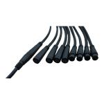 3Ft Length Male To Female M8 6pin Waterproof Bicycle GPS Positioning Cable PVC