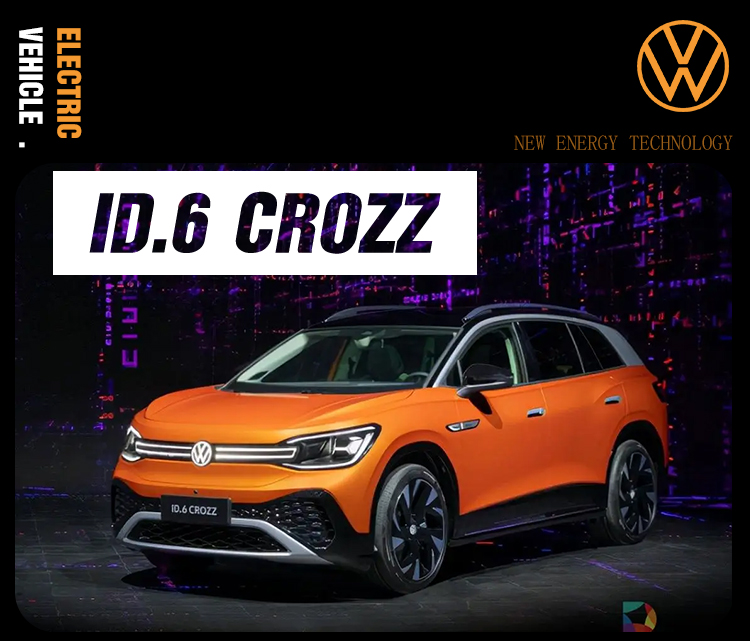 2024 Top Selling Suv Electric Cars 600 Km Range New Car Volk-Swagen id6 VW 0km used car Electric Vehicles