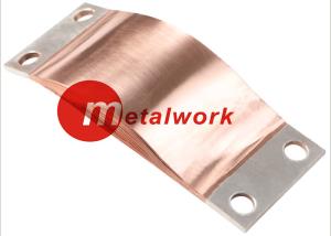 Quality CE Flexible Copper Shunts , Copper Foil Connector For Electrical Connection wholesale