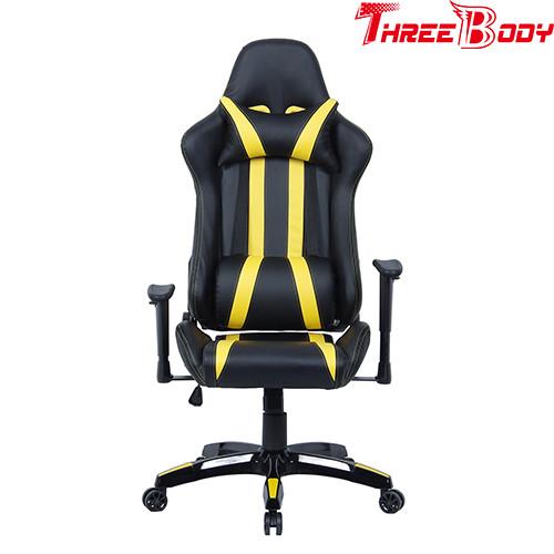 High Back Office Seat Gaming Chair PU Leather Steel Frame Light Weight