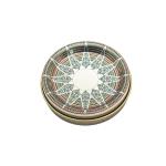 50ml Saffron Spice Box Round Candle Tin Jar Tin Aluminum Tea Tin