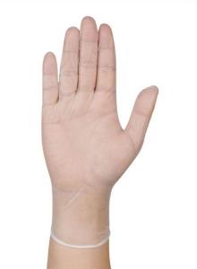 Quality Leakage Resistance Medical Vinyl Examination Gloves 9 Inches 4.5g wholesale