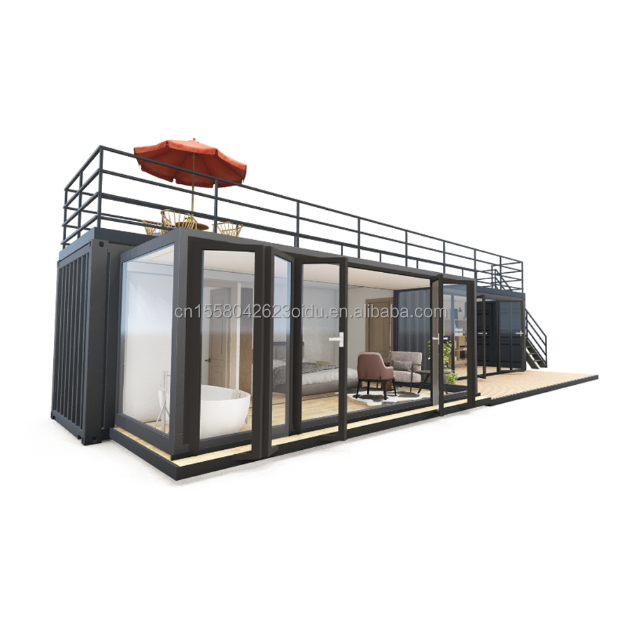 EU CSC Certified Modern Residential Prefabricated Steel Design for Couples in a Shipping Container