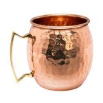 16oz Moscow Mule Mugs Bar Tool Set Hammered Copper Mugs With Stainless Steel