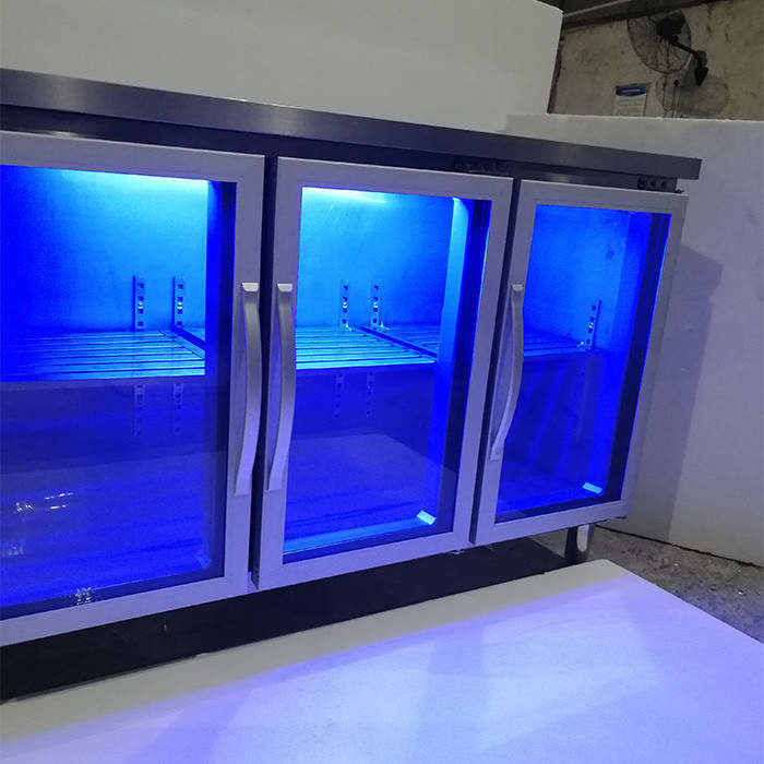 CE 550L Commercial Stainless Steel Refrigerator Freezer