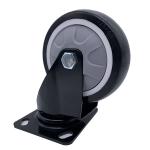 6 Inch PU Tread Top Plate Swivel Caster Wheel