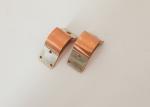 Laminated Soft Flexible Copper Connector , Wire Electrical Copper Connectors