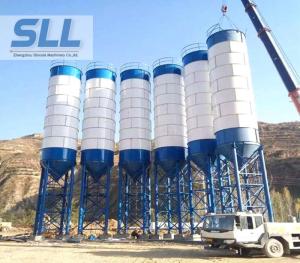 Quality Stationary Type Fly Ash Storage Silo For Concrete Mixing Plant 3-10T wholesale