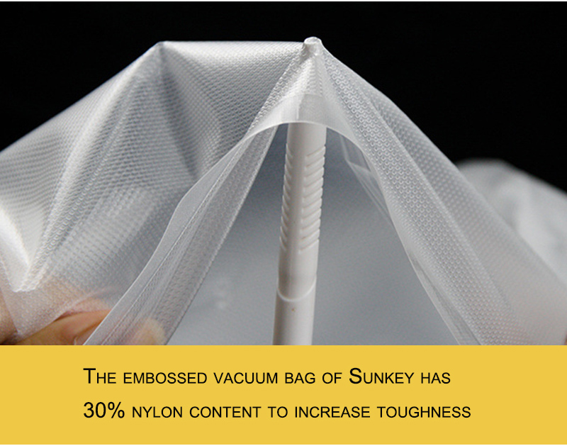 Heat Seal Transparent Chicken Frozen CPP Vacuum Sealer Bags Plastic Bag For Food