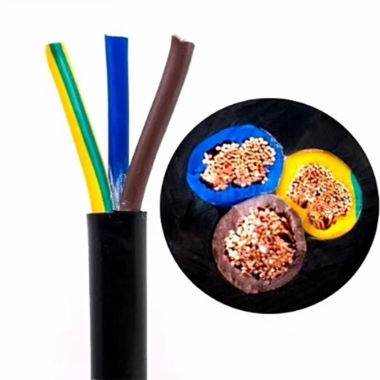 Rvv Flexible Power Cable 3 Core Sheathing Electrical Cables 1.5mm H05vv-F 1.0x3c Royal Cord