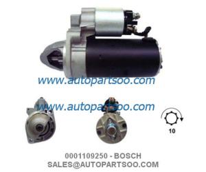 Quality 0001109250 0001218162 - BOSCH Starter Motor 12V 2.2KW 10T wholesale
