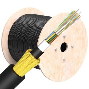 Quality Non Metallic Singlemode Self Supporting Aerial Fiber Cable Drop Round ADSS wholesale