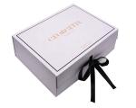 Foldable Recycled Spot UV Printed Rigid Box For Clothing