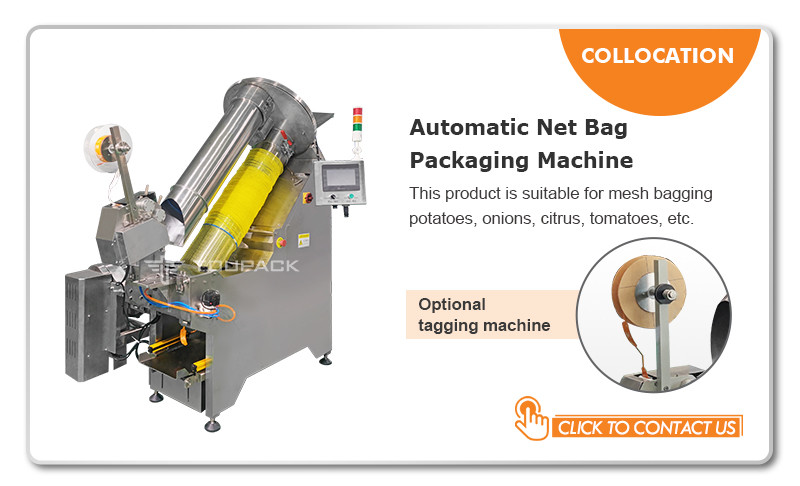 Dry Red Pepper Fruit And Vegetable Packaging Machine Net Bag Packaging Production Line