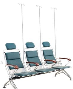 Quality clinics 3 Seater Stainless Steel Waiting Chair High End Handrail wholesale