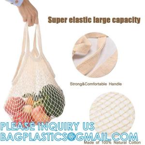 Quality Organic Cotton String Washable Market Bag | Mesh Produce Bag, Fruits Vegetable Net Bag, Eco Net Bag wholesale