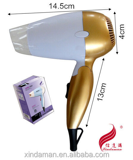 Mini Size Travel Blow Dryer Folding Handle Compact Ionic Hair Dryer Blower