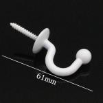 Bedroom Drapes Metal Accessory Tie Back Hooks For Curtains Elegant Black