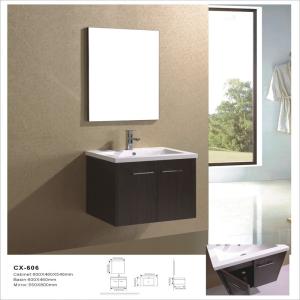 Quality Wall Mounted Bathroom Vanity Cabinets , MDF Board Wall Hanging Vanity wholesale