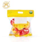 OEM Logo Zip Lock Dry Fruit Packaging Bags Lettuce Vegetable Packaging Plastic