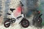 Adjustable Folding Electric Bicycle , Lightweight Electric Bike 120KG Load