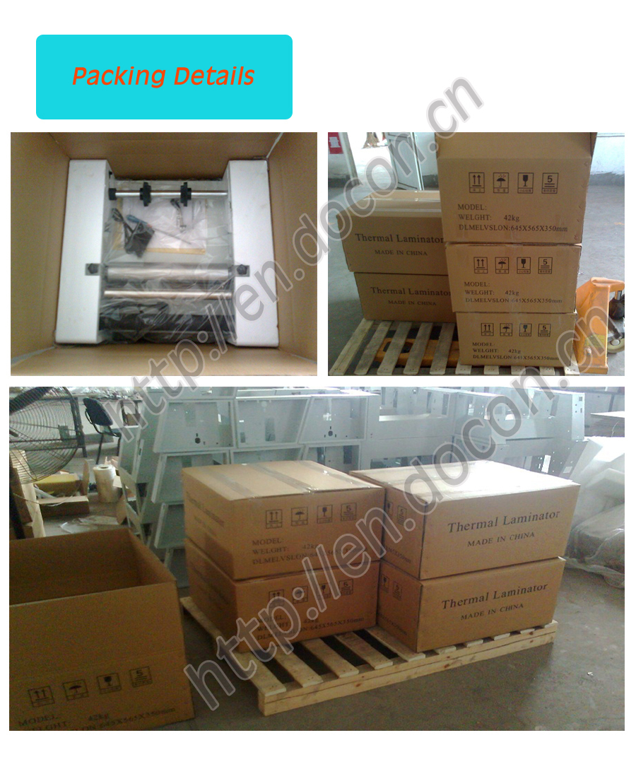 hot laminator DC-380S hot laminating machine
