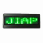 Promotional mini display panel name sign