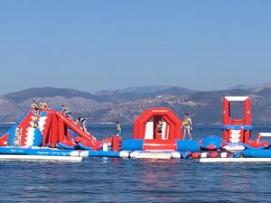 Quality Commercial Inflatable Water Amusement Park Equipment With Digital Printing wholesale