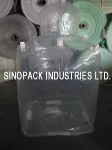 Quality Transparent 3mil 6mil Thickness Form Fit PE Big Bag Liner Of LLDPE/LDPE wholesale