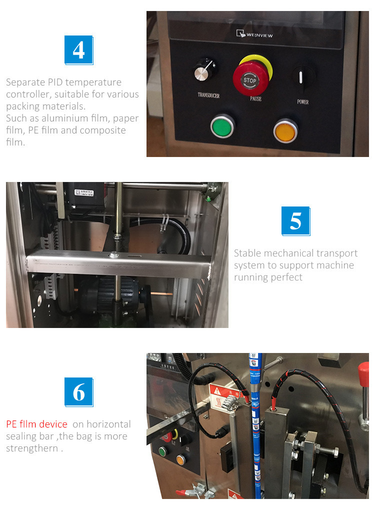 AutomaticTea dry powder flour sugar food coffee bag small Sachet spices particle filling packing Machine