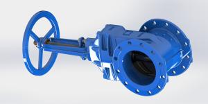 Quality Industrial Flanged Soft Sealing Water Gate Valve With High Flow Capacity wholesale