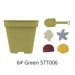 Wholesales Silicone Baby Toy Bucket Set Beach Toy Children Sand Playing Mold