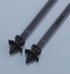 Push mount cable tie