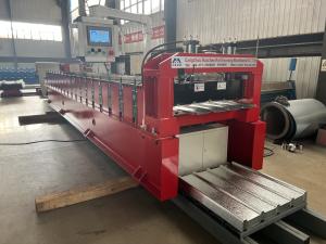 Quality G250-G300 Zinc Coil Roof Forming Machine , Panel Roll Forming Machine Three Phases wholesale