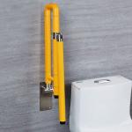 Stainless Steel Bathroom Safety Rails Folding Disabled High Strength