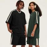 100% Cotton Mens Short Sets 2 Piece Outfits Fashion Summer Tracksuits
