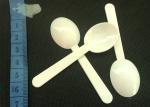 length 76mm Ice cream scoop in white color small plastic spoon