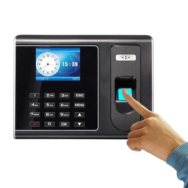 Cheap Smart RFID Card Clocking Fingerprint Time Attendance System for sale