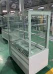 Black Color Right Angle Good Quality Compressor Dessert Display Cooler For Cake