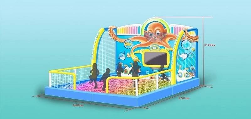 Ocean Adventure Interactive Children'S Ball Pool For Soft Play