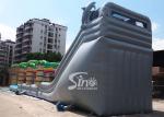 71' long kids tropical commercial inflatable water slide with big pool N 2