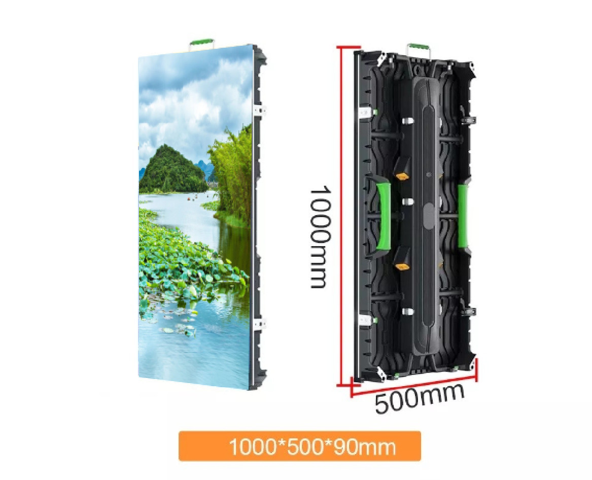 Elevate Your Visual Experiences with Giant Series 500x500mm Rental LED Screen 3840Hz Removable Power Box