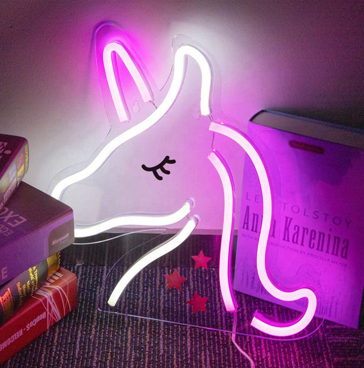 Custom indoor and outdoor personalized led letter neon sign for christmas birthday decoration