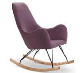 Quality North Europe style fabric leisure rocker chair furniture wholesale