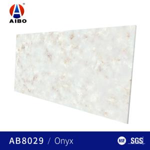 Quality Hardness 6.5mohz Calacata Quartz Marble Surface Kitchen Countertop 15 Years Warranty wholesale