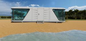 Quality Luxury Facility Space Capsule Home Mobile Family Space Capsule 10tons 11.5*3.3*3.2m wholesale